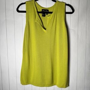 VTG Jerry Lewis Green Tank Top Classic Timeless Sophisticated Quality Basics M